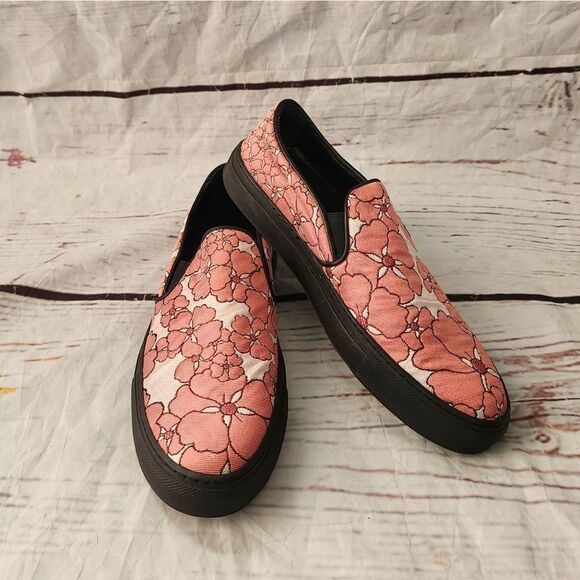 Giamba Giambattista Floral Slip On Sneakers Size 38
